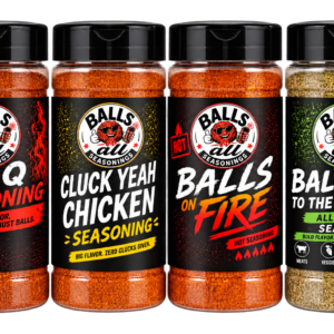 Four Balls n All seasoning shakers — choose your blends